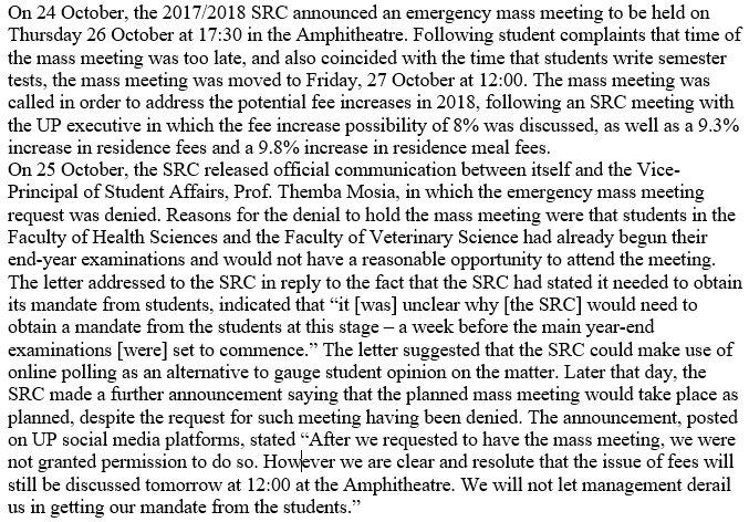 perdebynews's tweet photo. SRC mass meeting request denied by UP management https://t.co/5mb7Zqfcmp