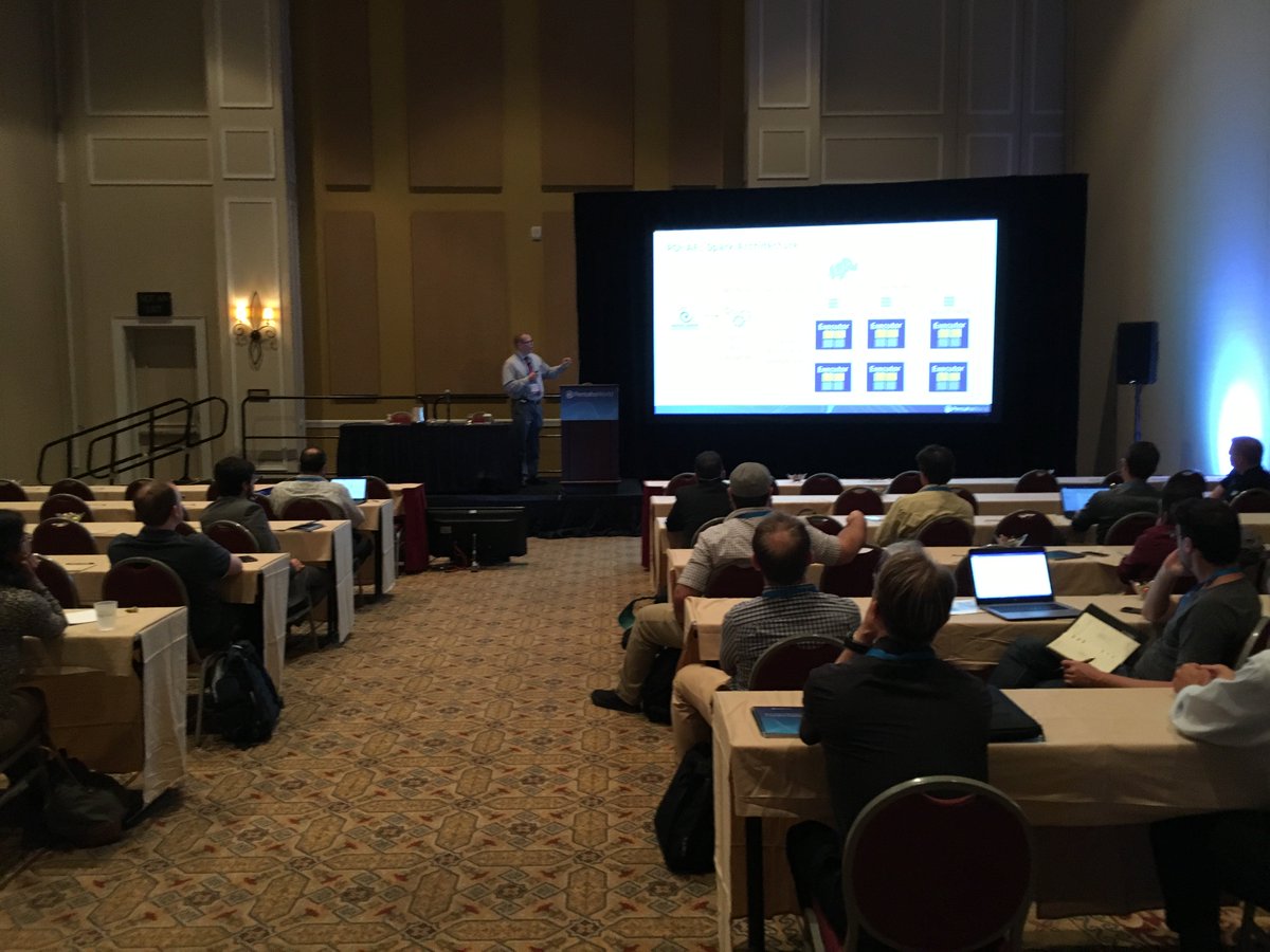 PentahoUX's tweet photo. Standing room only for “Data Science 101” #PWorld https://t.co/rw9sfk6wMC