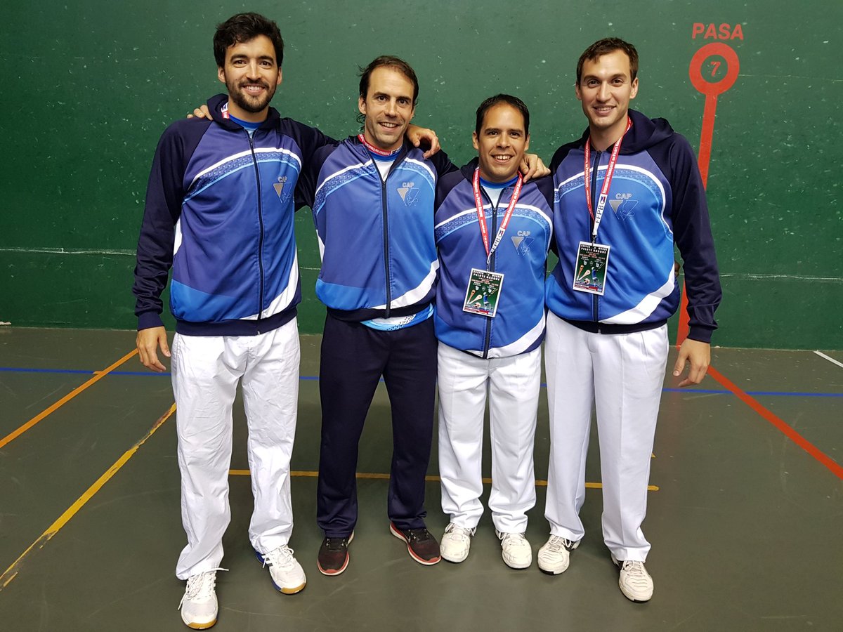Equipo Paleta Cuero
Copa del Mundo frontón 36 mts Anglet