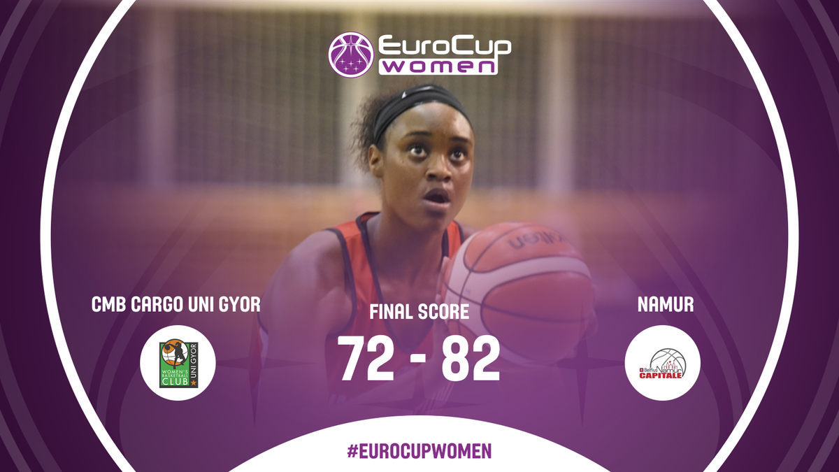 EuroCupWomen's tweet photo. .@BasketNamur and @Ronnipooh_01 (22pts,10reb) are still on 🔥 after winning at Gyor! #EuroCupWomen

📊 https://t.co/DI0K6n7ns7 https://t.co/MAABfqJkq7