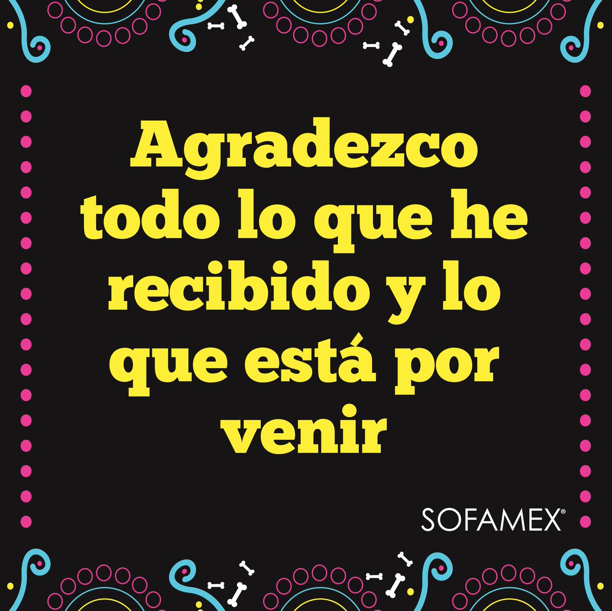 SOFAMEX tweet picture