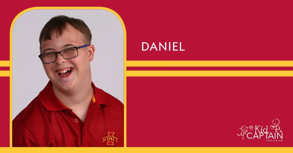 blankchildrens's tweet image. Fun-loving Kid Captain Daniel will take the field Oct. 28 with @IowaStateFB! Learn more about his story here: ms.spr.ly/6010rxHQ0