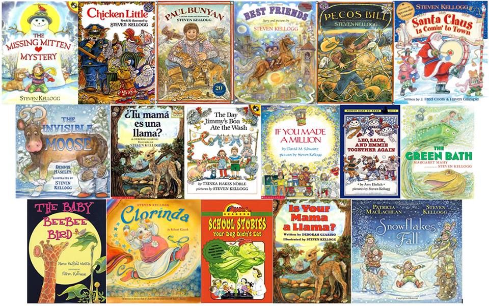 Happy 76th birthday Steven Kellogg! Celebrate by checking out his stories and illustrations! 
