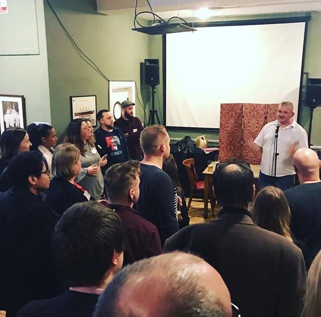balticcreative's tweet photo. Awesome talks from everyone at tonight's #BalticSchmooze! Thanks to @Baltic for hosting and for putting on a boss pan of scouse! 👌🍽 https://t.co/Xowojb4jBu