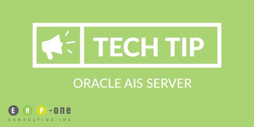 ERP1Consulting's tweet photo. #TechTip: #Oracle's #AIS Server is development platform agnostic - you don't have to use one specific dev language #JDE #E1 #ERP1 https://t.co/Uwg7sBfoAG