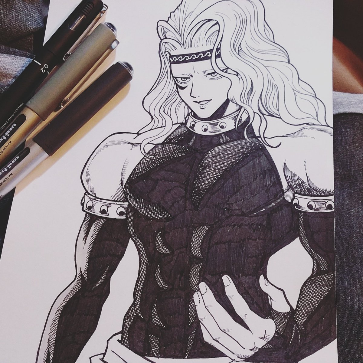 mikeymegamega's tweet image. #inktober2017 Day24: Hayate of the Wind! no DWM this week sorry people! XXX #Inktober