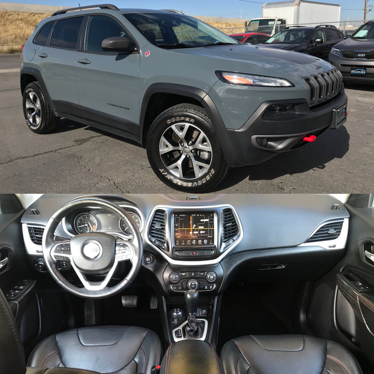SAGutah's tweet photo. Gray 2014 Jeep Cherokee Trailhawk with 66k Miles! #ForSale #Specialties #SpecialtiesAuto #UtahCars #UtahTrucks #Jeep #Cherokee #Trailhawk https://t.co/Kek4M4VLaI