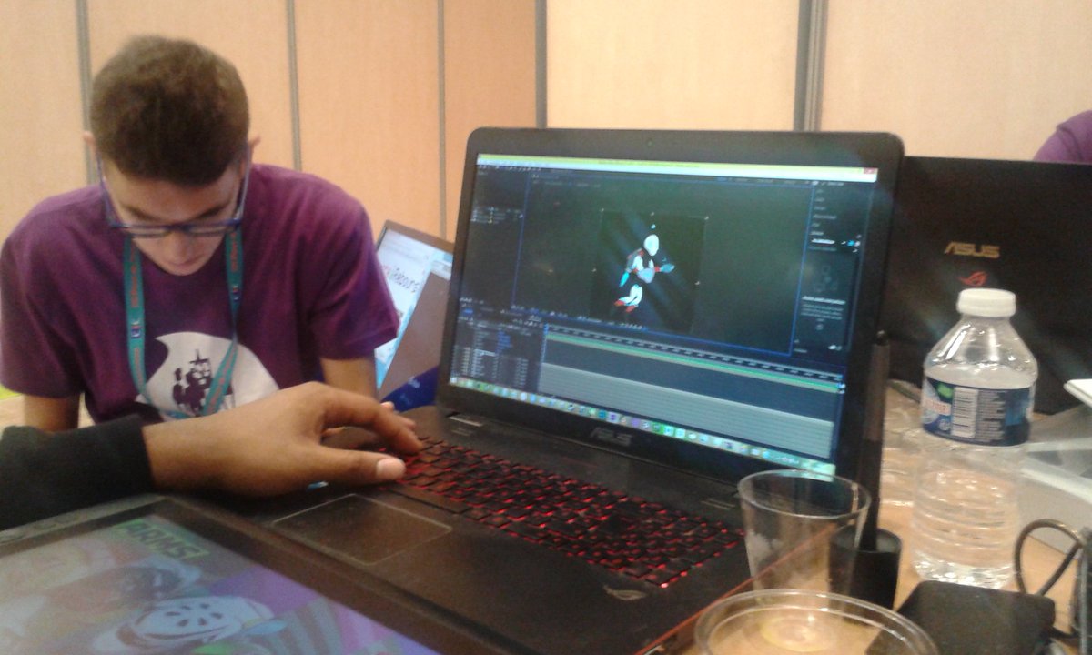 tetris_team's tweet photo. Ça avance ! On reste motivés ! :D #blendjam #blendwebmix #teamtetris #gamejam https://t.co/cA0001caWB