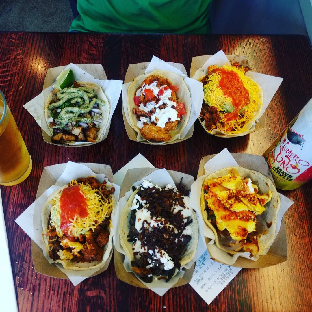 MondoTaco's tweet photo. It's thirsty Thursday! Come over to Mondo Taco for happy hour drinks, and ALL the tacos! 📸: @beystbeyst #tacos #tacoThursdays #happyhour https://t.co/sEUTyq9Enx