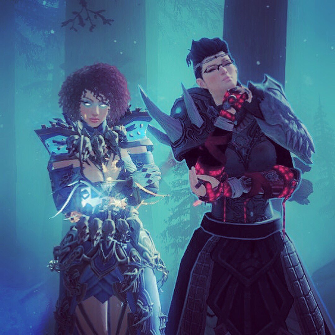 MomoGasmic's tweet photo. Hangout with @KitTheTraveler on #GuildWars2 #GuildWars2PoF #GW2PoF on our #fabulous #gorgeous #beautiful #sexy #style #fashionwars2 toons https://t.co/W05zI3kVnl