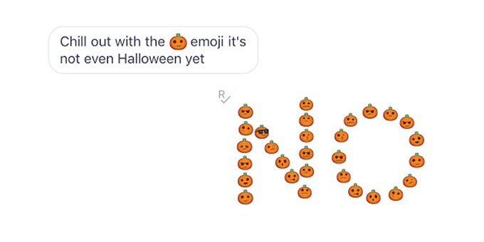 #NationalPumpkinDay = Pumpkin emojis 🎃 https://t.co/s5iyS05E2C https://t.co/Kck4WQyOWp<a href="/tag/nationalpumpkinday"class="tags">#NationalPumpkinDay</a>