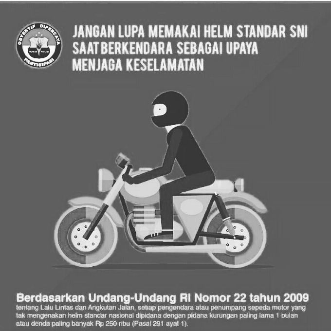 Bukan seberapa mahal atau keren helm Anda, namun betapa berharga nyawa dan kesehatan Kita yang telah diberikan ole… bit.ly/2yNkMfJ