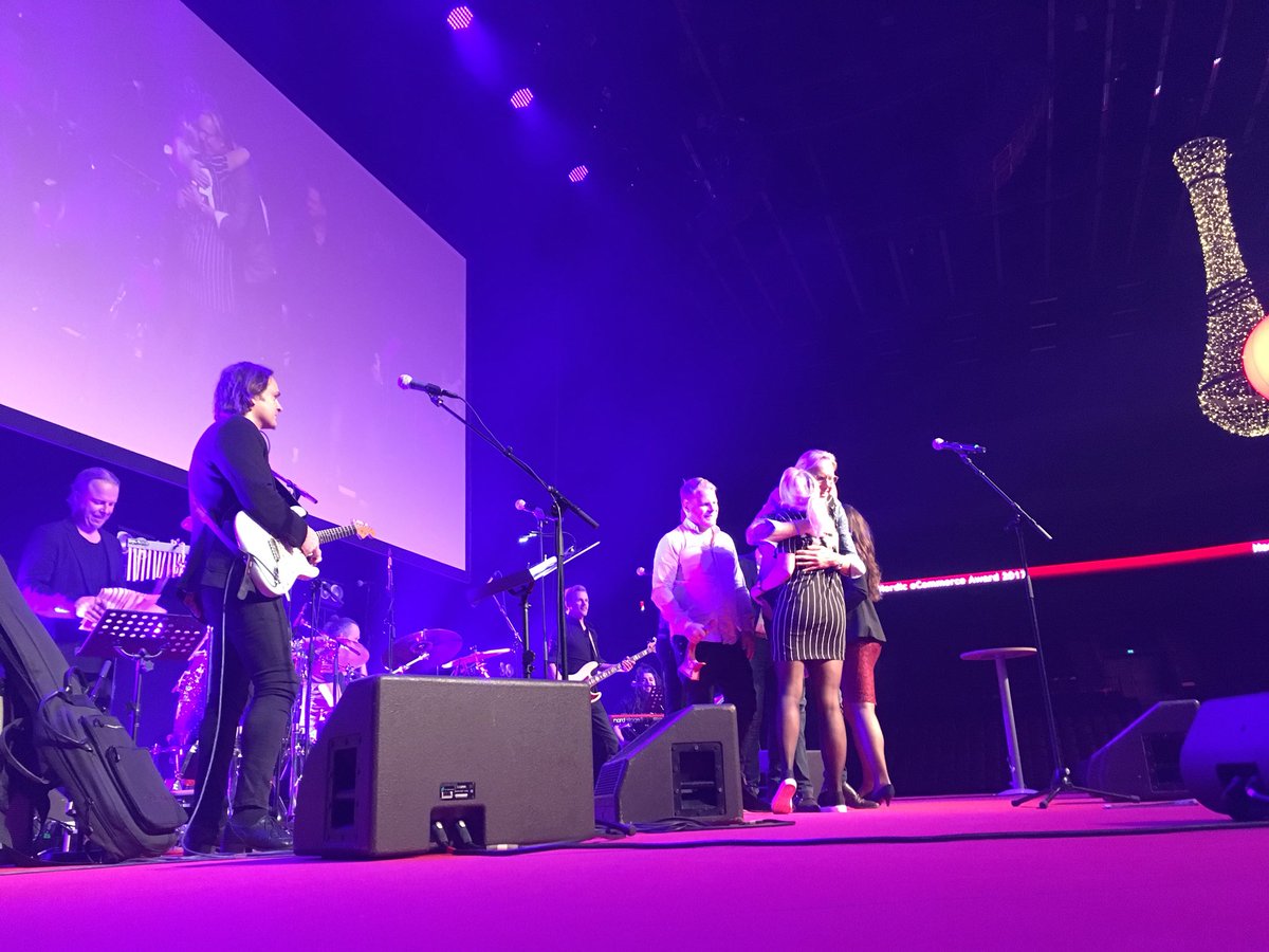 Supplier of the year at #nes17....🥁🥁🥁Nosto!