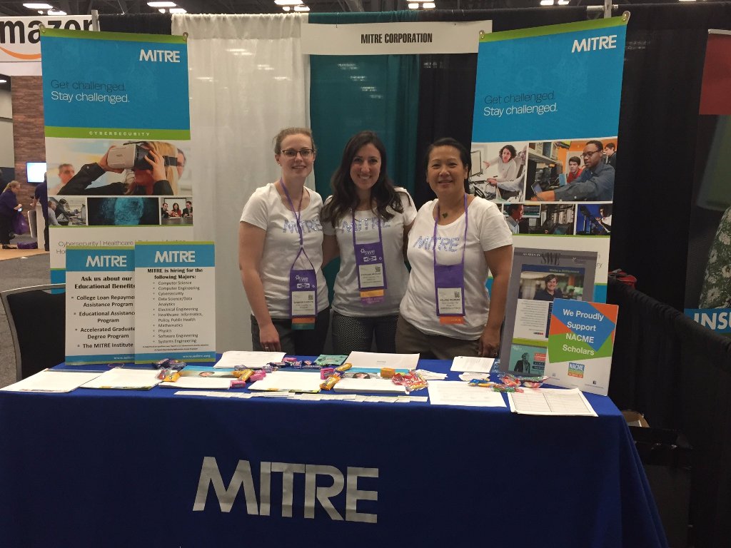MITREcorp's tweet photo. #MITREcorp is connecting with women about engineering at @SWEtalk's #WE17 in Austin, TX. @SWEBoston https://t.co/Gxk29S1y7l