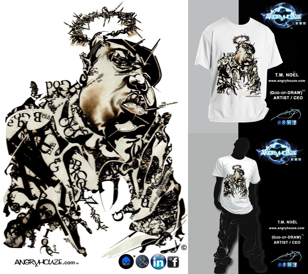 ANGRYHOUZE's tweet photo. ______________________________

🎨Tha' BROOKLYN GOD🎨
 by Artist @ANGRYHOUZE 

#GodOfDRAW #HIPHOPART

#NotoriousBIG #Tspring
         #HOODIES https://t.co/PnDDvDwW7v