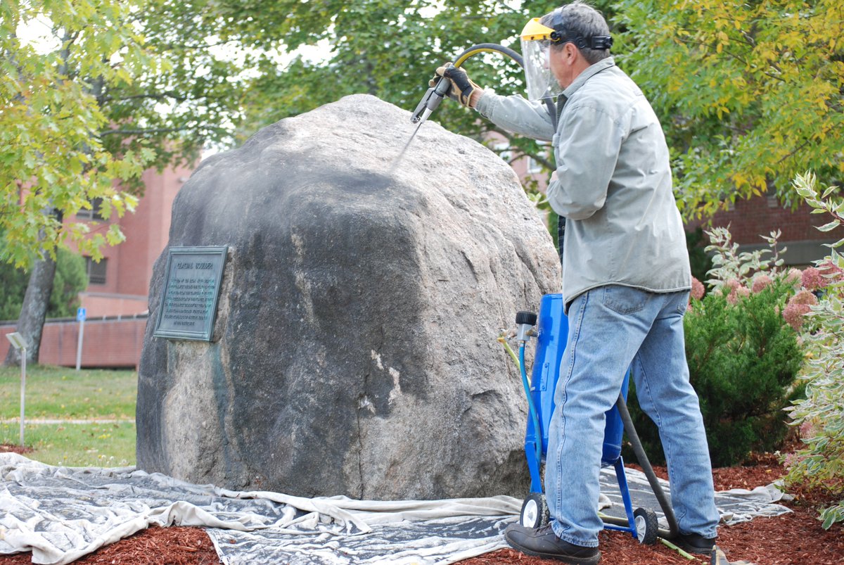 QuartermainCntr's tweet image. Have you seen our erratic just outside @QuartermainCntr? Come and see!  It has just been cleaned and has MANY stories to share!
#Geology