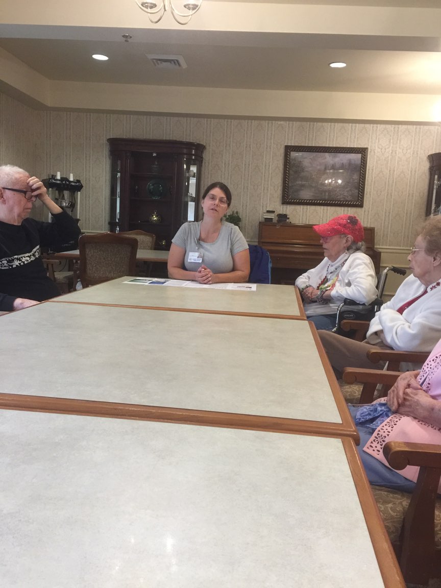 fountainviewLEC's tweet photo. Barb from Gateway Medical gave our October Health and Wellness talk. Great discussion about the cold/flu season!!! #Frontierculture https://t.co/V5pAKCUFaB