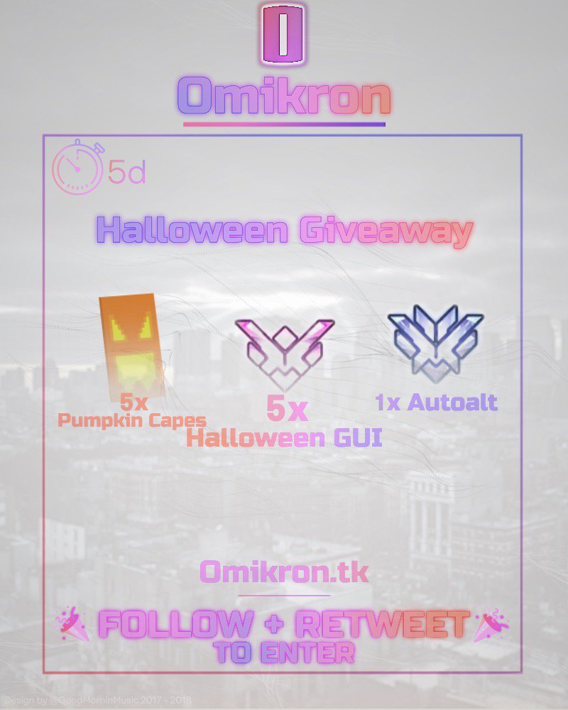 ProMCHackers's tweet image. ♎️Follow Me 
♎️Follow @OmikronClient

❇️Retweet 

Good Luck👻