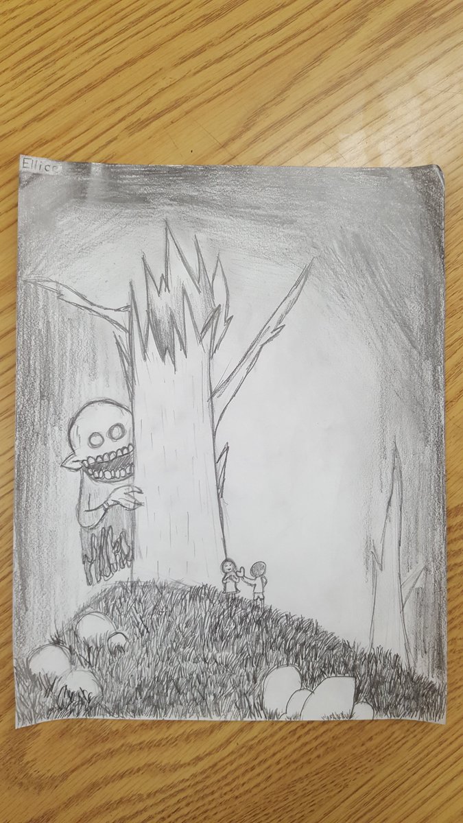 Oct 27 Monster Presentations tomorrow!  Hand in writing (agreement w/noun-adjective) Check out this monster drawing! Thank you E.X.