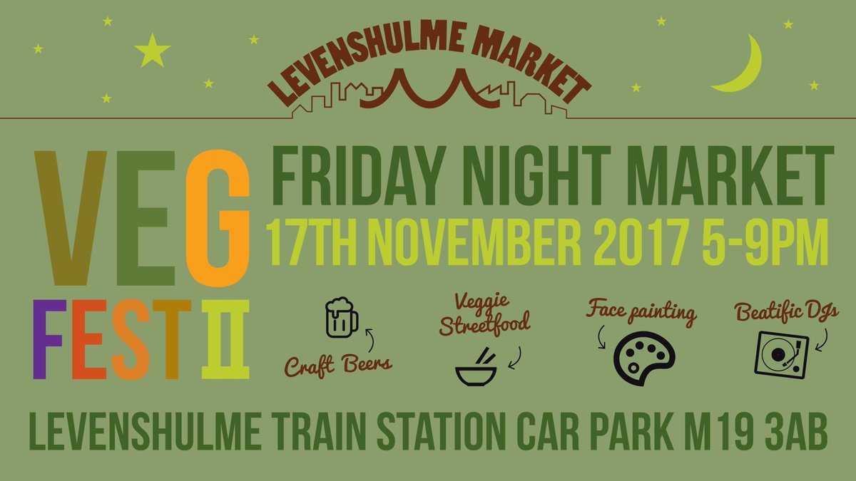 levymarket's tweet photo. Hey there, remember our mega #vegetarian night market in May? Well, we're doing it all again on Friday 17th November! #vegfestII https://t.co/ji44Rkh7Bk