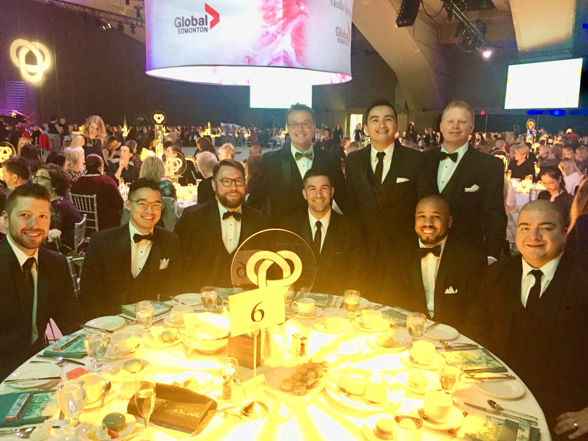 The men of <a href="/atbfinancial/">atbfinancial</a> supporting   Fashion with Compassion #YegFWC