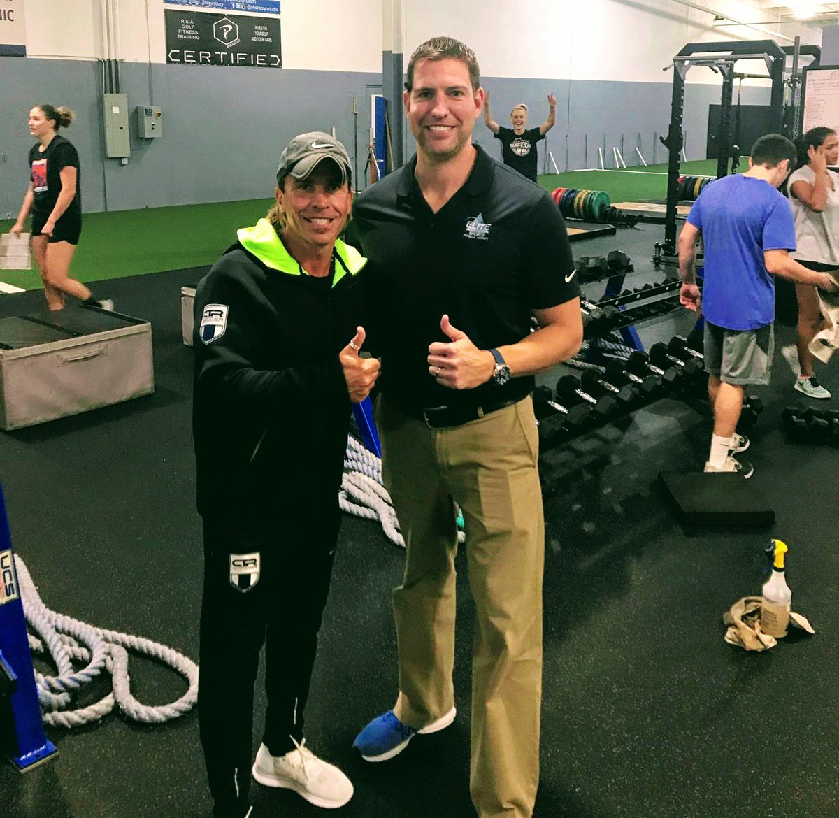 Great to see <a href="/CTRS2014/">CTR Soccer</a> and @CedarStarsFC players working out and rehabing <a href="/EliteSportsPTNJ/">Elite Sports PT</a>. Check them out and their world class facility!