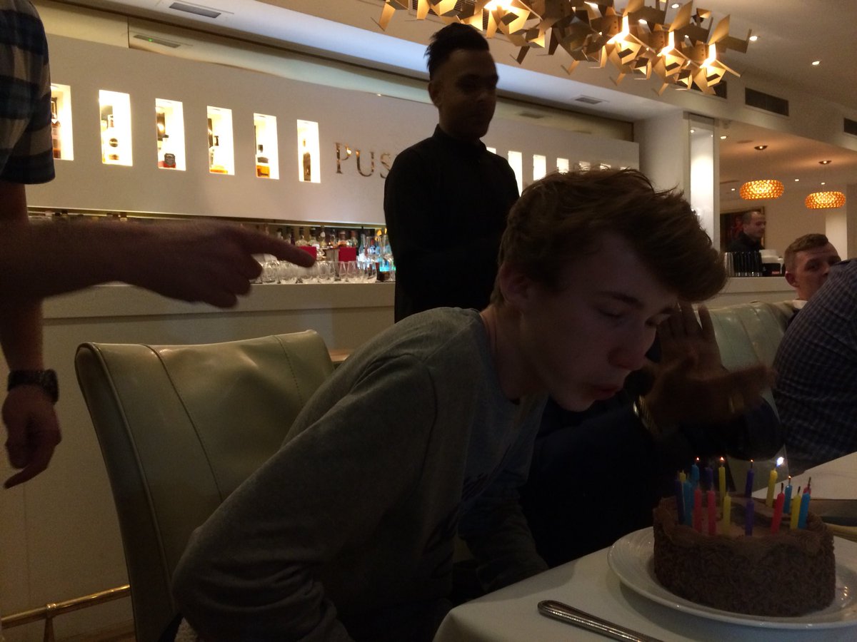 Joint celebration for Kielan McAllister from Jurys Inn Hinckley Island who also celebrates his birthday tomorrow #happy19th <a href="/Jurys_Hinckley/">Jurys Inn Hinckley</a>