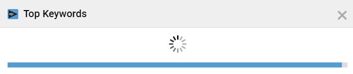 anyone else having a problem with <a href="/vidiq/">vidIQ</a> top keywords button?  I haven't been able to get it to work for a week now. Just keeps loading.
