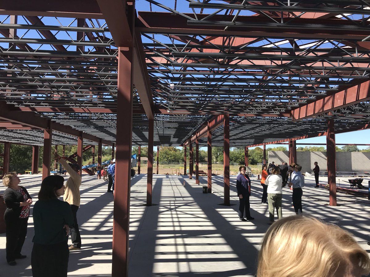 CtRHouston's tweet photo. @CtRHouston staff tours the new Redeemer Activity Center. Thanks to Paradigm Construction for lunch on the construction site! #ourbuilding https://t.co/A3XQu3WjkF