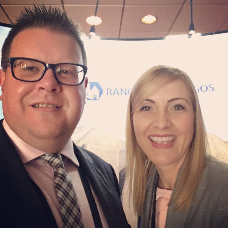 ShawnPhippsPhD's tweet photo. With Dr. Michelle Sterling at the Rancho booth at the ACRM Conference @RanchoRehab @RanchoFdn @AOTAInc @ACRMtweets #ACRM2017 #PIRR2017 https://t.co/tYU3GNDP2o