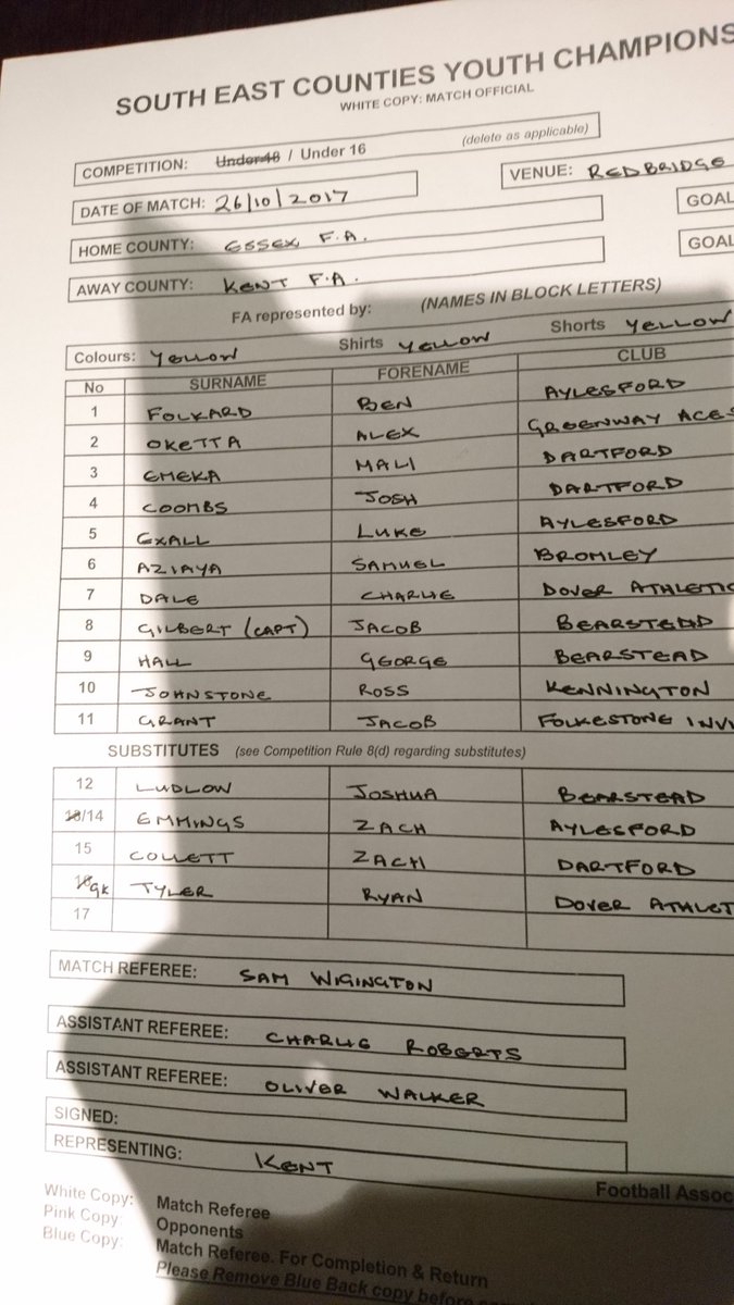 KentFA's tweet photo. Kent team to face @EssexCountyFA this evening #KentRepTeams #TeamKent https://t.co/LY7xyjLmG0