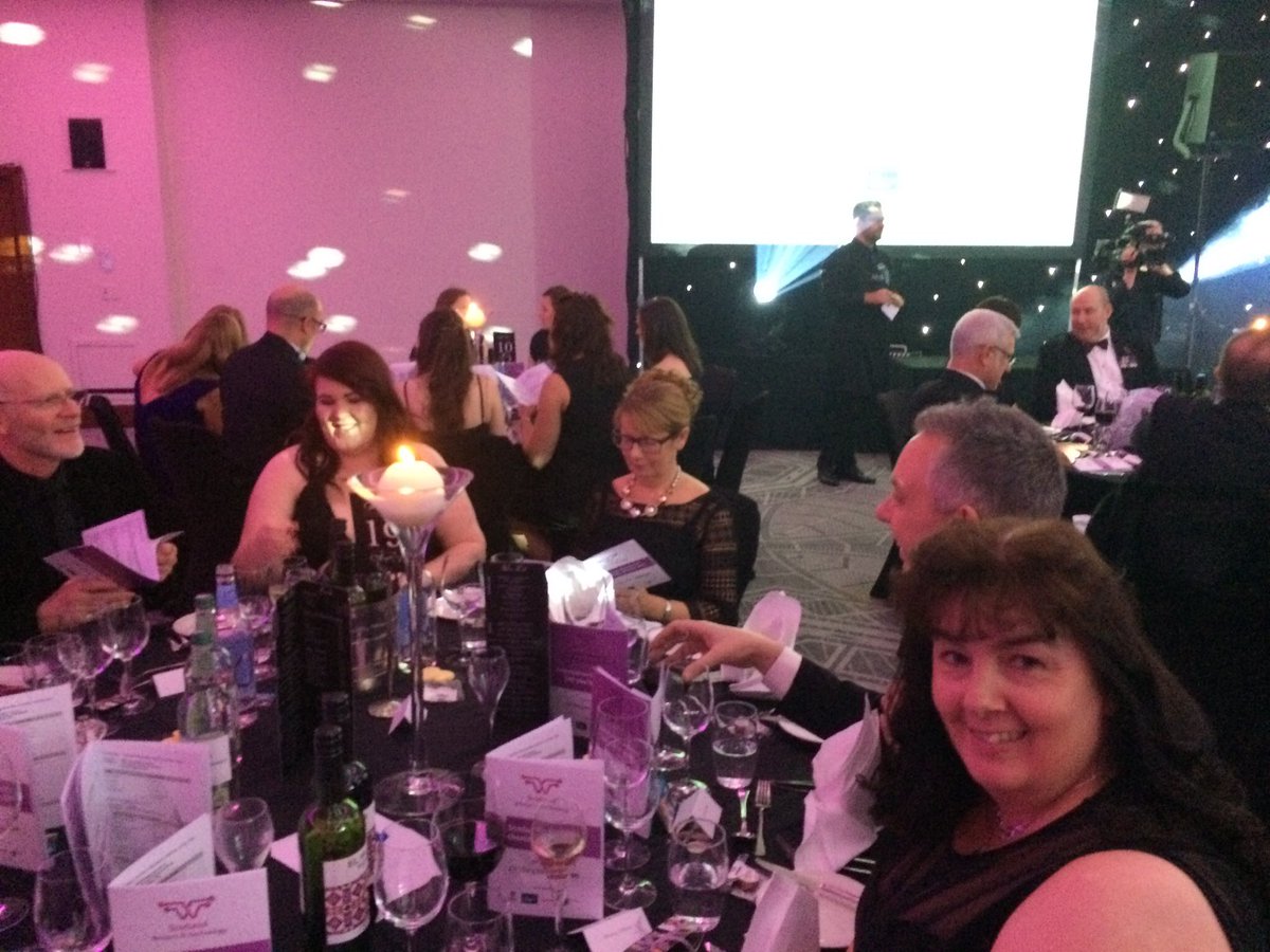 BaynhamCaroline's tweet photo. #swit2017. Here we go. Good luck to @UWSPOD nominee for employer of the year. π€ https://t.co/dUx1gYZ5jx