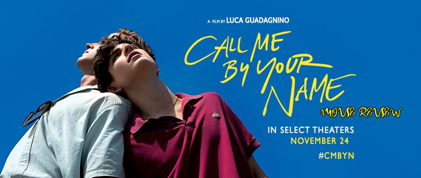 bartonreviews's tweet photo. "Features two leads who share such a natural and fitting chemistry."

★★★★★ Review | #CallMeByYourName 

https://t.co/OTUFIkhdHb #CMBYN https://t.co/DAAJViOJEP