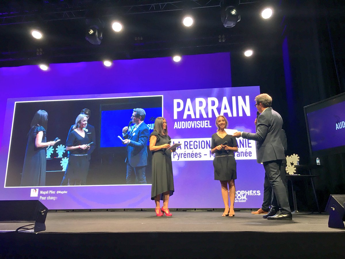 FrancoisCarbo's tweet photo. La Région @Occitanie une jeune marque ambitieuse et audacieuse est partenaire des #TropheeCom au côté du @ClubComMP et @APACOMaquitaine https://t.co/w5TESBZdVk
