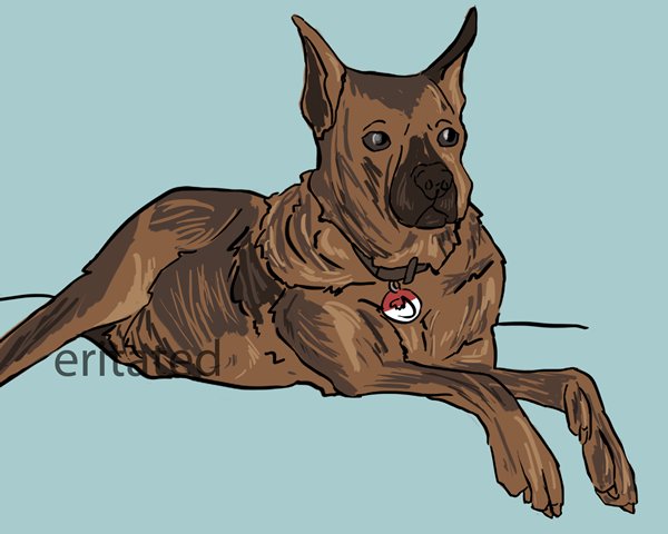 webscapedev's tweet image. My granddaughter who suffers from chronic diseases will draw your pet electronically. ericamakesart.com #pets #petpicture #petart