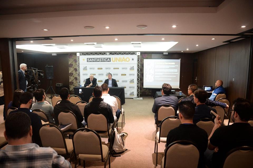 Fotos da coletiva de inauguração da chapa realizada no último dia 23/10. #SantásticaUnião ⚪️⚫️