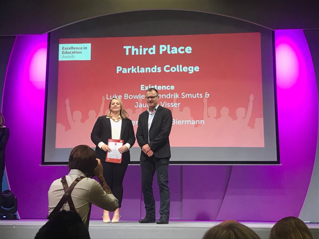 JessBeeTeach's tweet photo. Very proud of my Grade 10 students for coming 1st, 2nd &amp; 3rd in the #mySA category in the Excellence in Education comp 👏🏽👏🏽 @ParklandsTweet https://t.co/lQtbNSUutw
