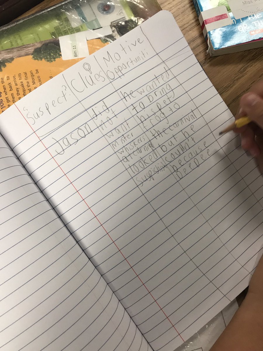 mrsgibo_MCS's tweet photo. Students are LOVING our Mystery Reading unit. Look at these amazing reader’s notebooks! #TCRWP https://t.co/lbnmYMwGZe