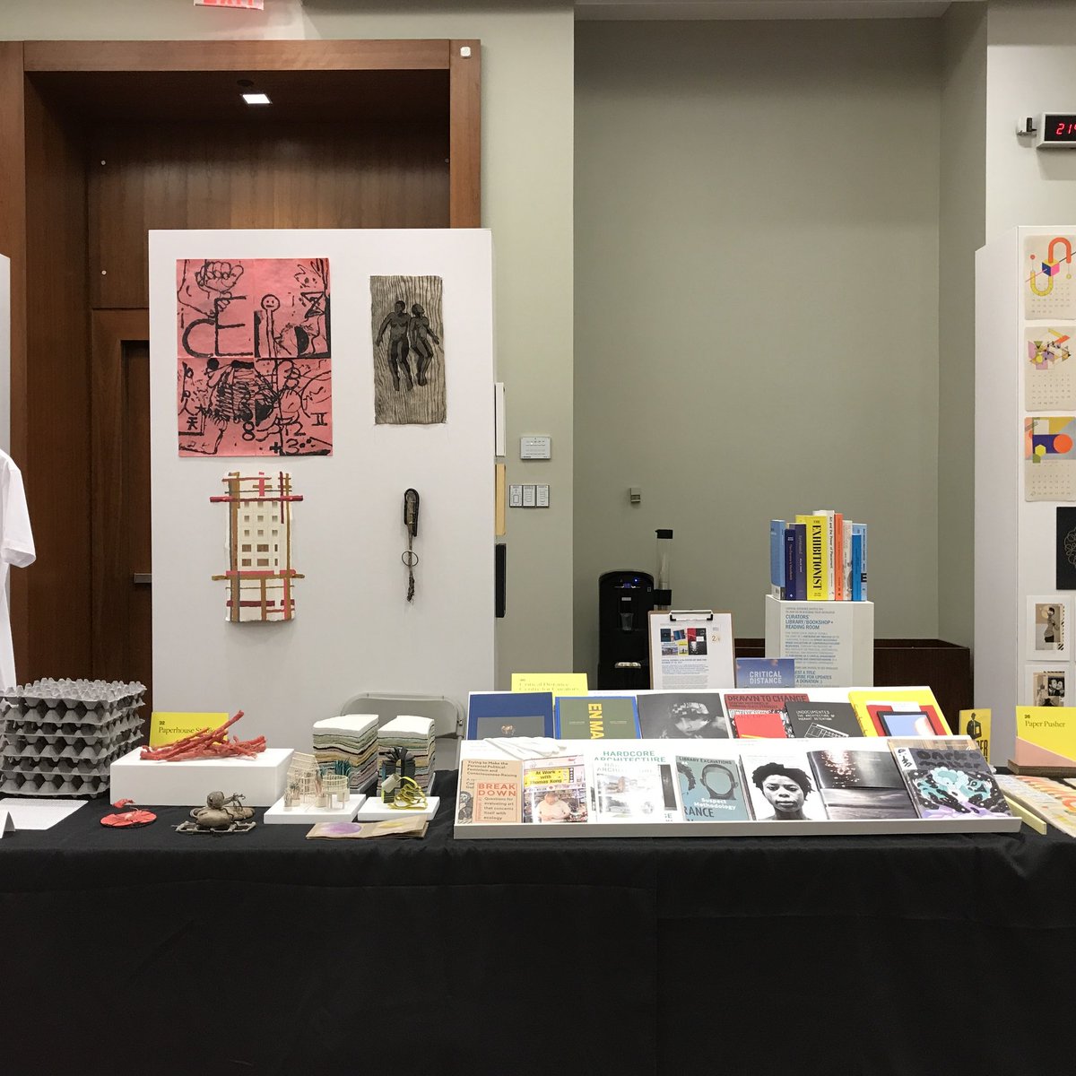 PaperhouseArt's tweet photo. All set for tonight! we are sharing a table with @CuratorsCentre and their amazing books see you at 6:30pm #editiontoronto opening night! https://t.co/Zt0lS2BAT7