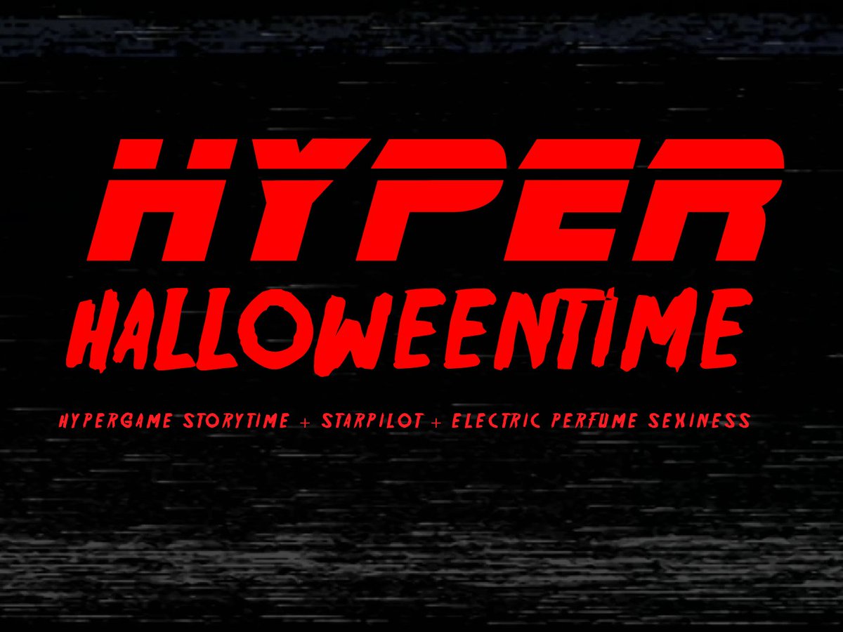 TOMORROW 7pm hyped for Hyper Halloweentime w/ <a href="/Hyprgmstrytm/">Hypergame Storytime</a> &amp; @_Starpilot_ ! Costumes welcome! #happytimes 
Info: electricperfume.com/whats-on/hyper…