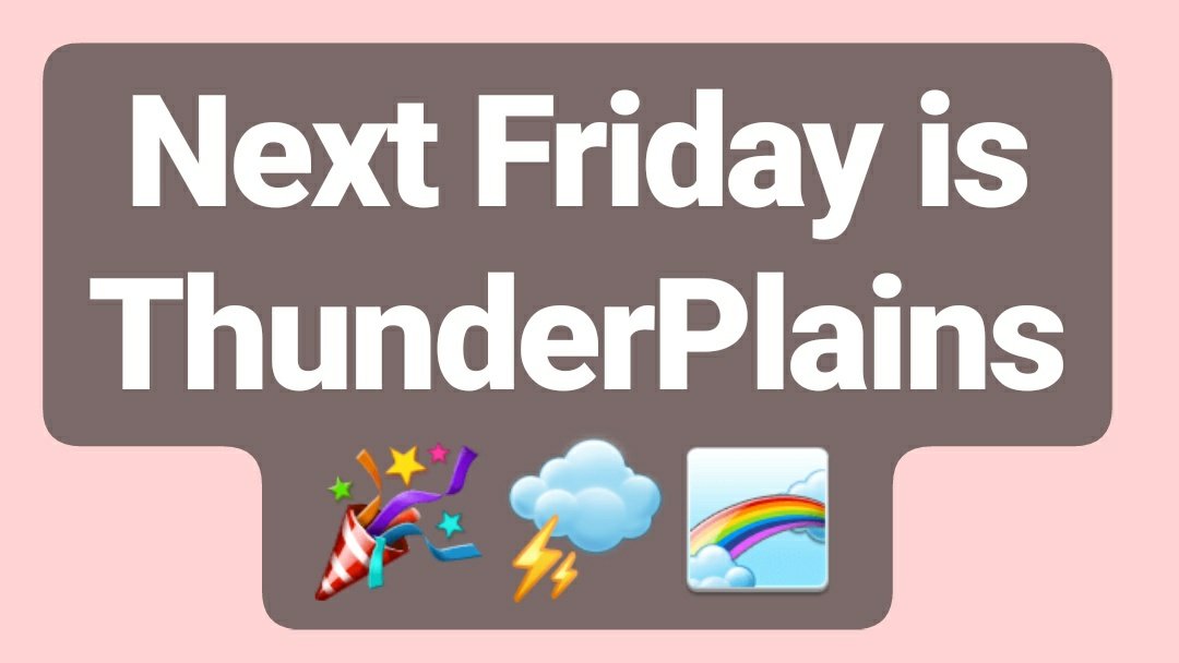 amandaharlin's tweet image. 8 days till @ThunderPlains 😊