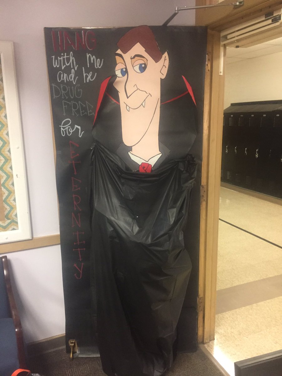 FanninPanthers's tweet photo. Great looking door decorations for Red Ribbon Week. Winner announced tomorrow! https://t.co/M1a10y5Bpk
