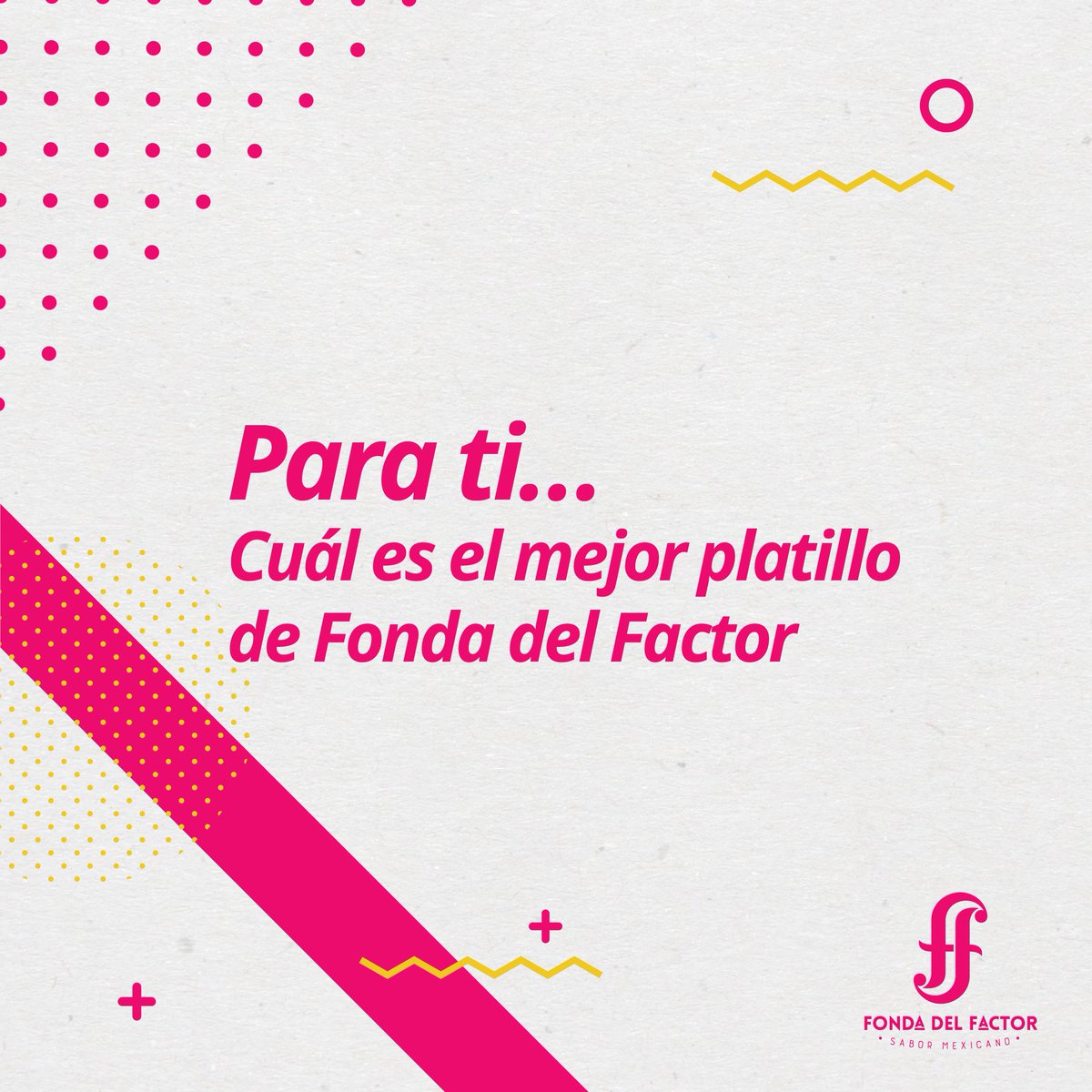 fondadelfactor's tweet photo. ¿Para ti cuál es? queremos saber tu gusto.
#RenovamosLaTradición #FondaDelFactor https://t.co/dHtfDqhi2b