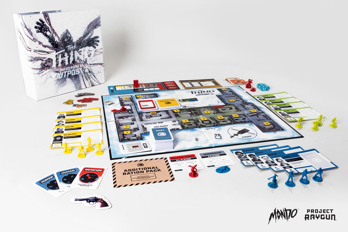 MondoNews's tweet photo. Mondo Exclusive version of #TheThingGame will premiere at @MondoConAustin. Limited to 1,982 copies. Details: https://t.co/AUYWv9Tx64 https://t.co/ssYuxaJT4H