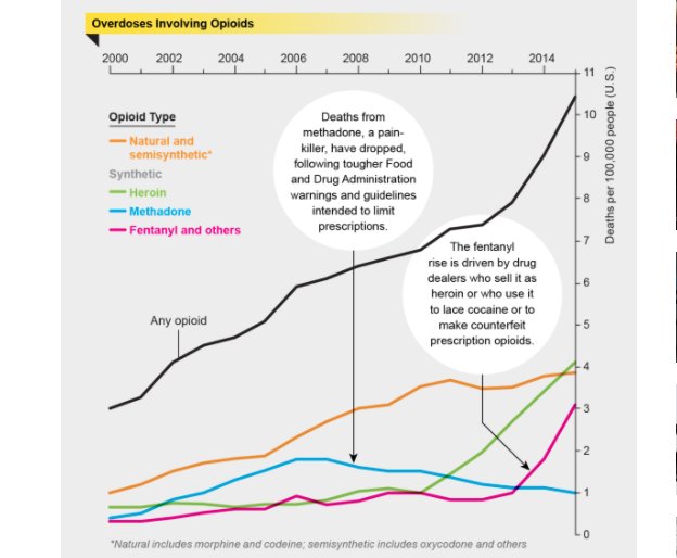 sciam's tweet photo. What's behind the opioid epidemic: Prescription opioid overdoses and overdoses of heroin and illegally-made fentanyl.https://t.co/20PT2EfvMI https://t.co/hRTV6XFNdL