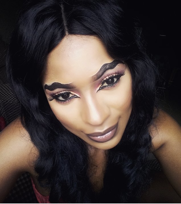 stefanygeorge's tweet photo. ...what's makeup without artistic experiments? ...&amp; Yes I tried it!😝
#SquigglyBrows
#makeupartist
#stefanygeorge 💋💄 https://t.co/D5cJubLSsg