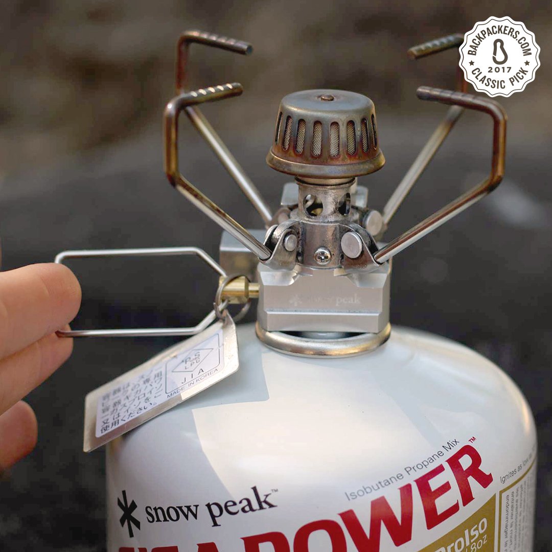 BackpackersCom's tweet photo. We've awarded the @snowpeakusa GigaPower #BackpackingStove as the #ClassicPick for the #WildernessBackpacker! https://t.co/85TS9QeCdk https://t.co/lRobpQo4KL
