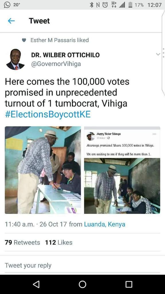 solo_ambuku's tweet photo. @GovernorVihiga Proud of you Governor, forget #MbekoMbeko movement fools, who sell #LuhyaNation for 70 Mugorogoro . #ElectionsBoycottKE #OctoberNoElection https://t.co/pyX1gNaIW0