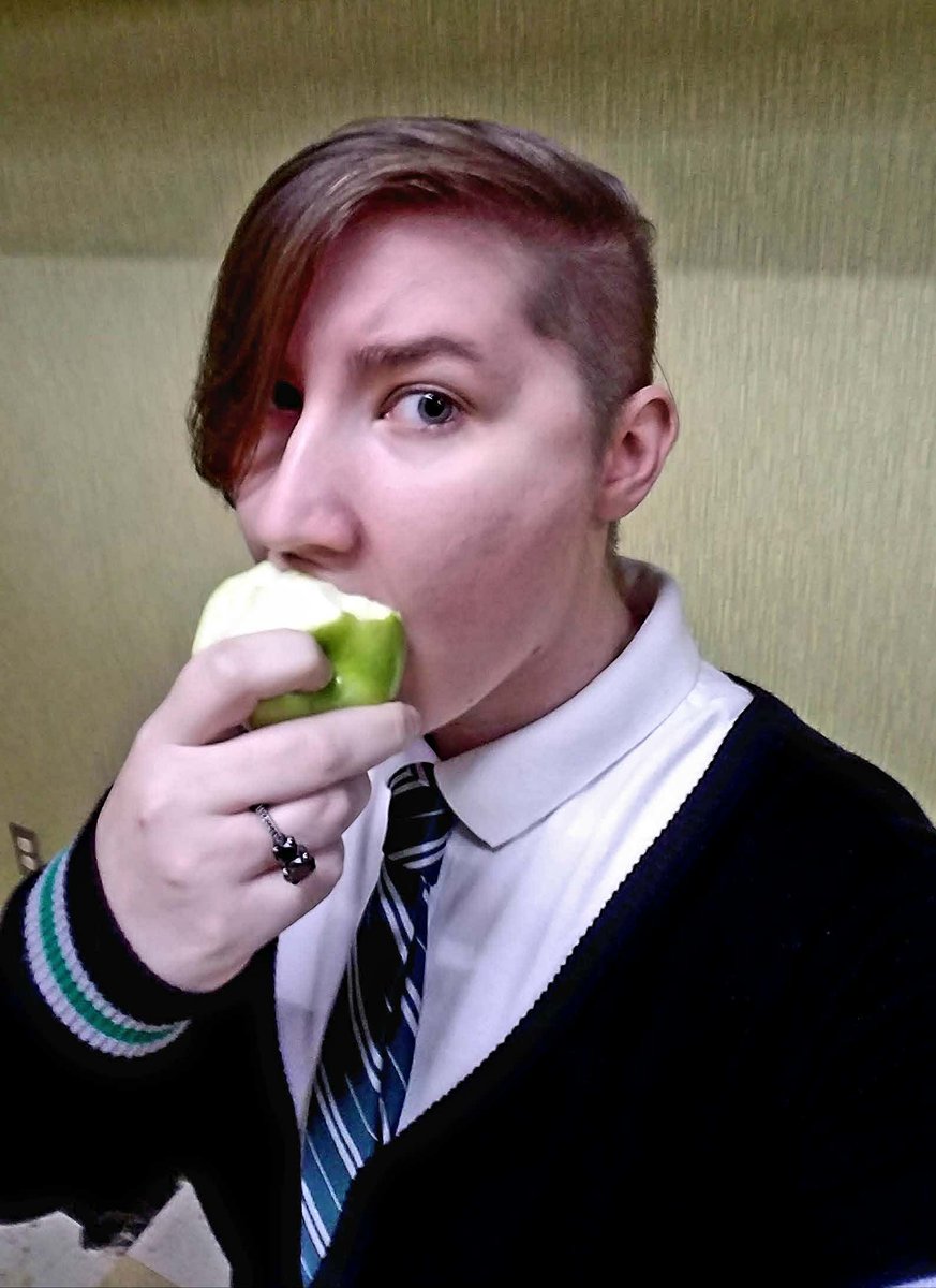 MiloTheMason's tweet photo. Draco Malfoy is a go @ATTAshlandKy #ATTAshlandCostume #Halloween #Slytherin https://t.co/c6QjNMLZor