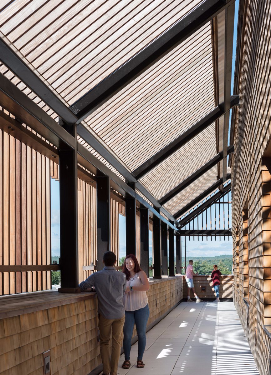 PerryDeanRogers's tweet photo. New photos of the recently completed Gustafson Center @SNHU! The project has also won the Honor Award from AIA New England. https://t.co/ufqPl3neca